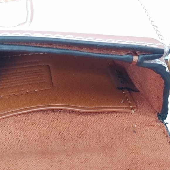 Coach studio 12 patent leather bag Nude Latte MINI BAG - Picture 4 of 16